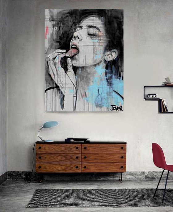 tongue tied Painting by Loui Jover | Artfinder