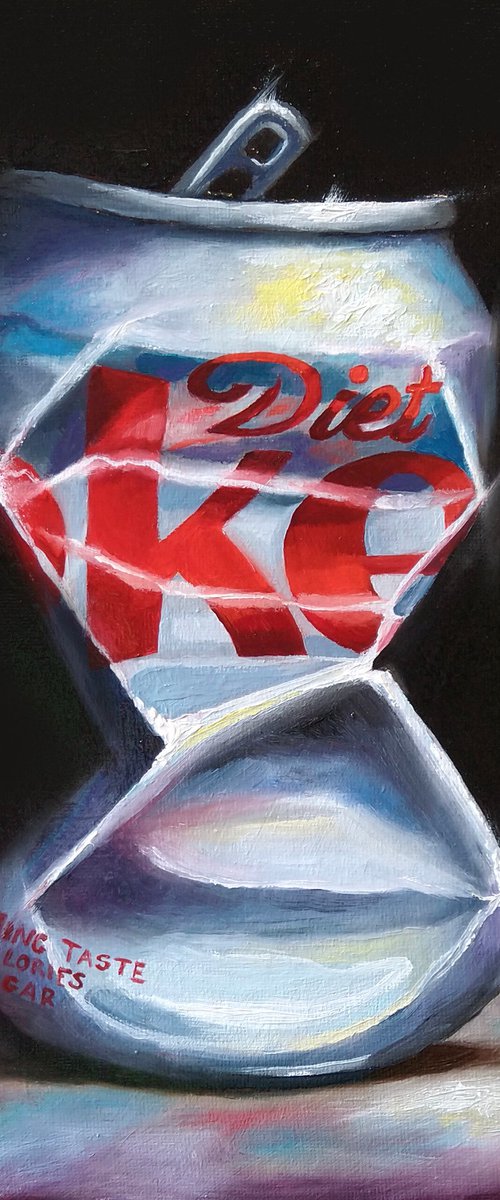 Diet Coke Crush #3 still life by Jane Palmer Art