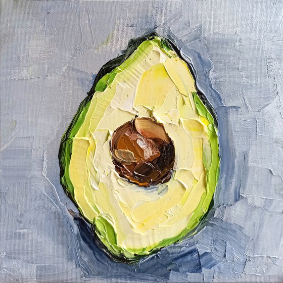 Textured Avocado Oil Painting