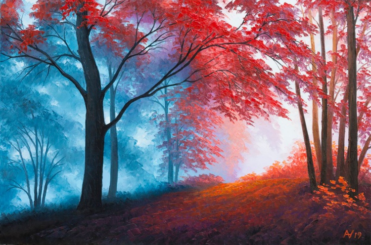 Enchanted Forest Oil Painting By Aleksey Vylusk Artfinder