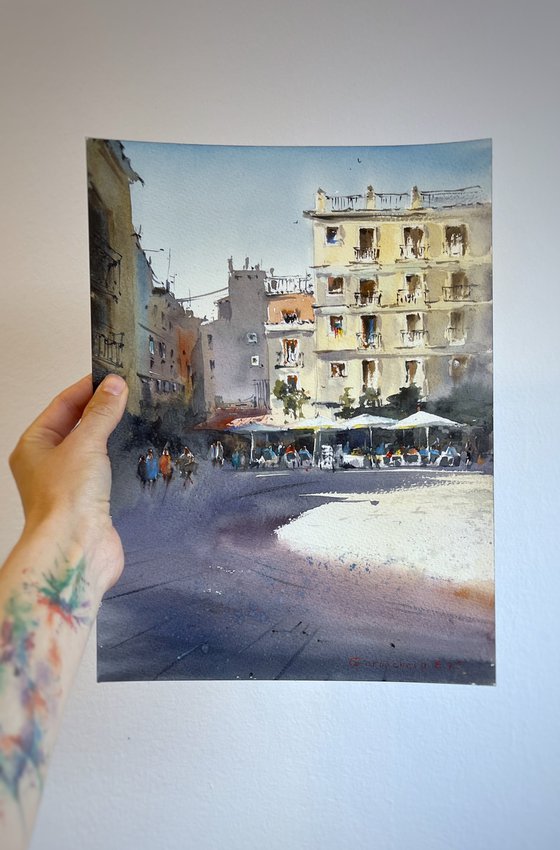 Valencia Sunlit Square