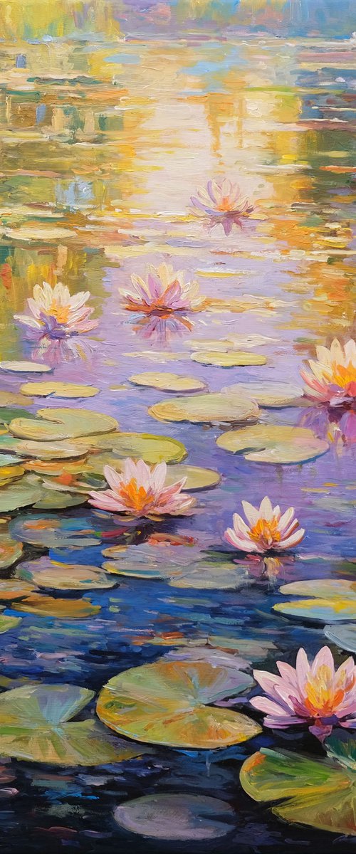 Water Lily Pond Dream by Behshad Arjomandi