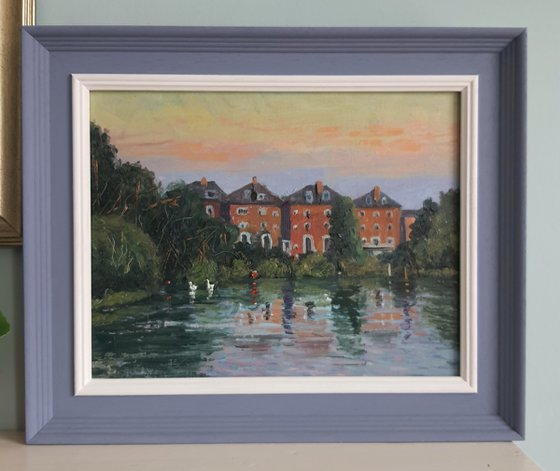 Hampstead Heath pond London
