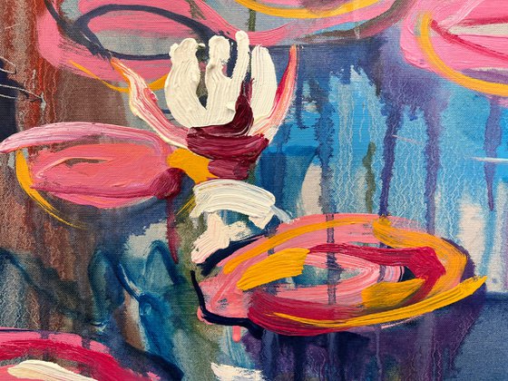 Pink Water Lilies
