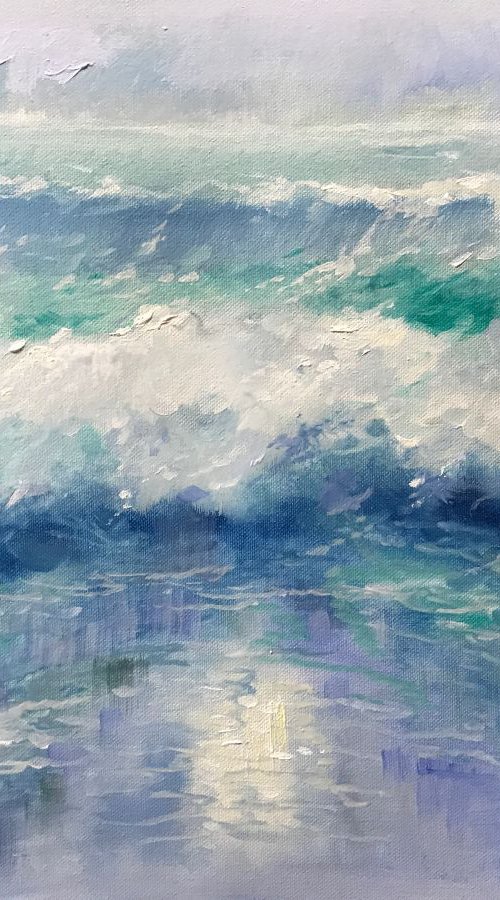 Ocean Waves by W. Eddie