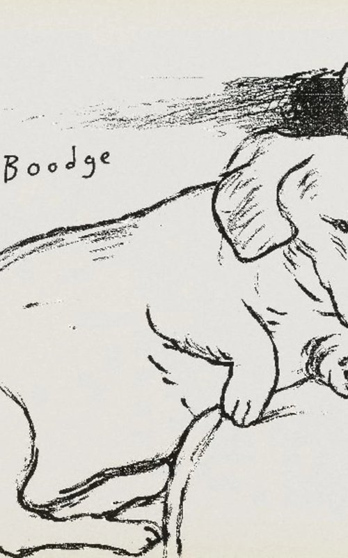 Little Boodge by David Hockney