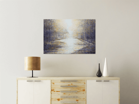 River At Sunset