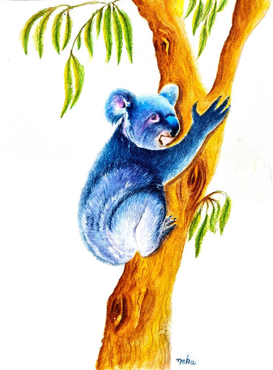 Koala and tree love (II)