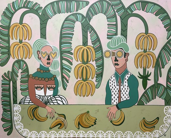 Love at the banana plantation