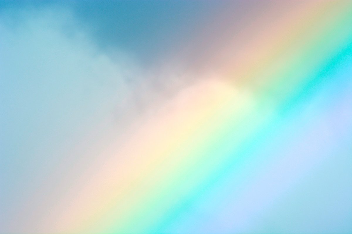 Landscape Photograph By Tal Paz-Fridman, 22 X 16", Rainbow, Original Artwork