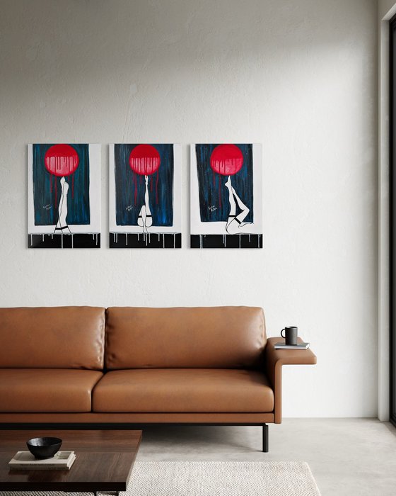 Triptych: Under The Full Moon