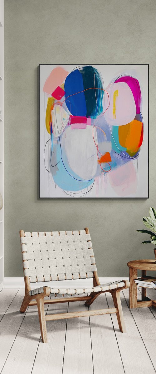 Bold colors and organic shapes by Sasha Robinson