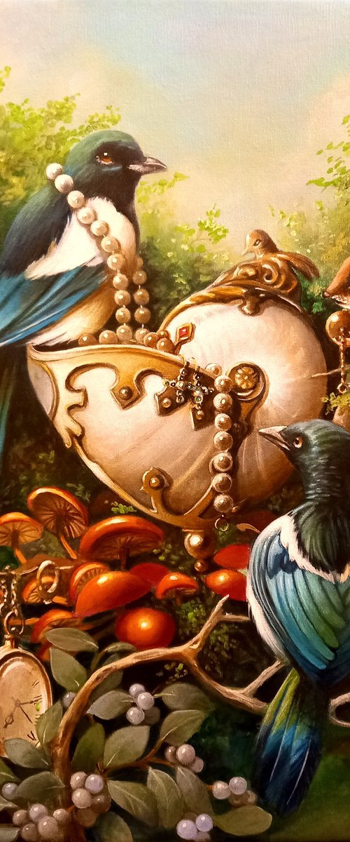 "The magpies treasure II. by Valentina Toma' aka Zoe Chigi