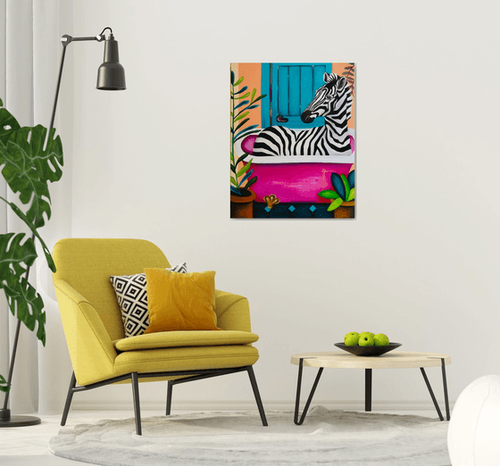 ZeBrA iN tHe BaTh
