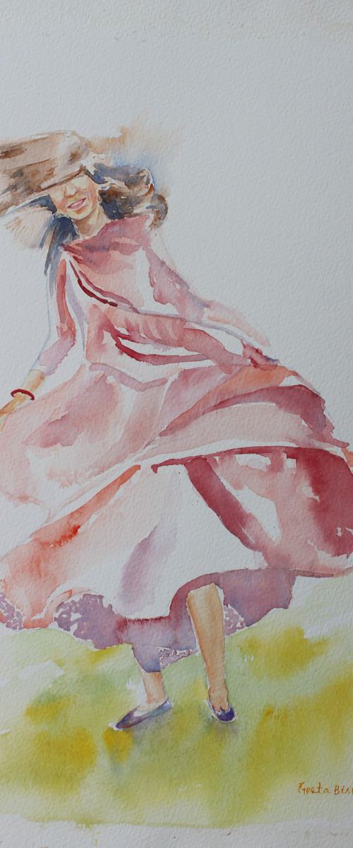 Ecstasy, watercolor by Geeta Yerra