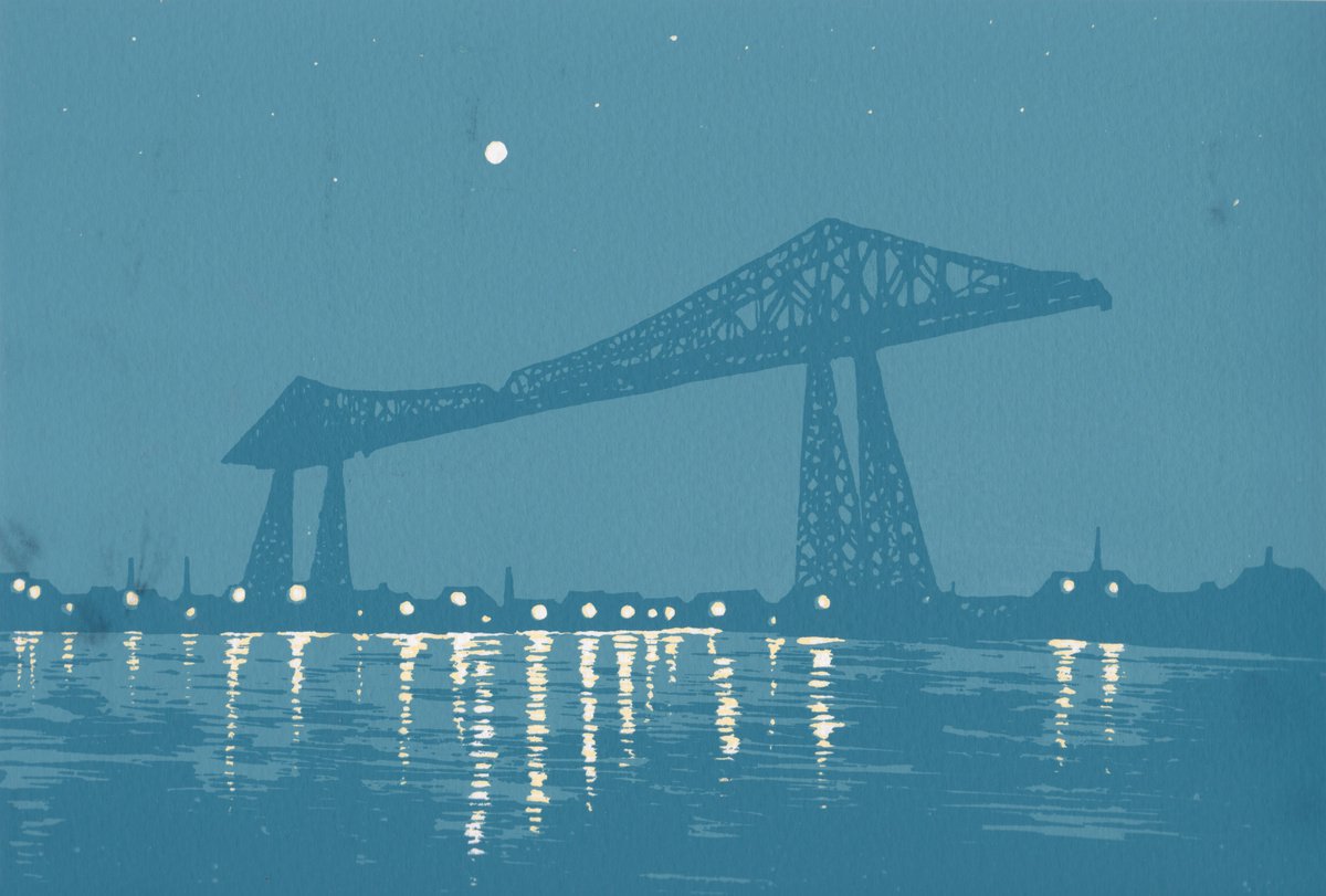 The Tees Transporter Bridge by Ian Scott Massie
