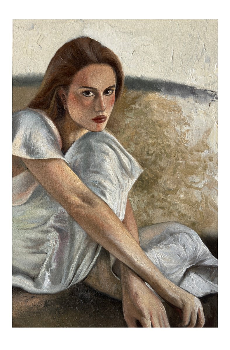Woman Portrait By Anastasia Parfilo, 8 X 12, Artwork For Sale On Artfinder