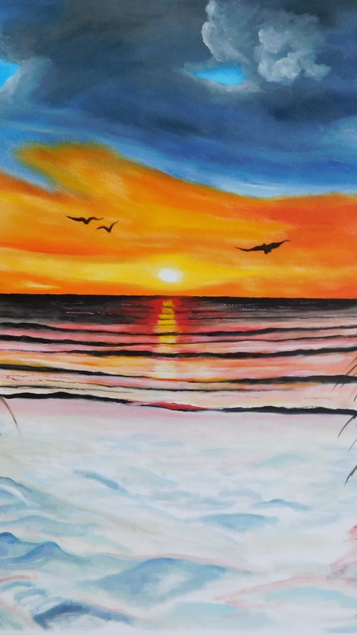 Another Beautiful Paradise Sunset On Siesta Key by Lloyd Dobson