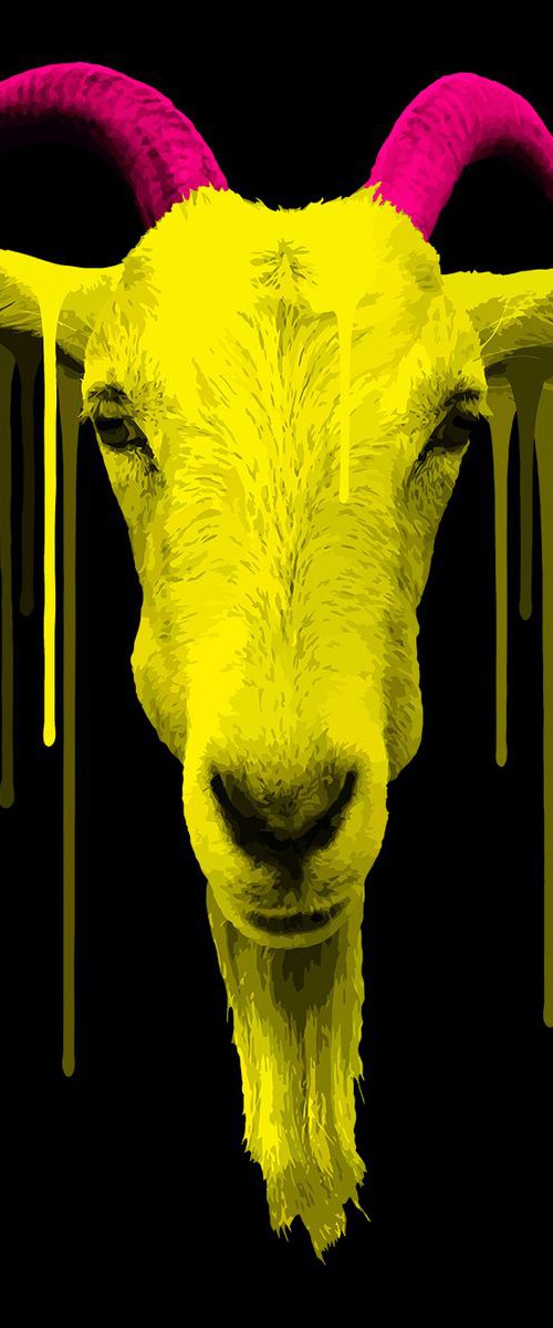 Yellow Goat by Carl Moore