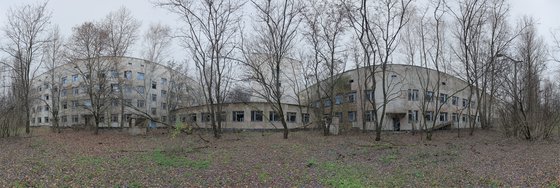 #73. Pripyat Hospital Yard 1 - XL size