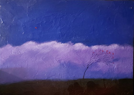 The Right Side. Landscape painting