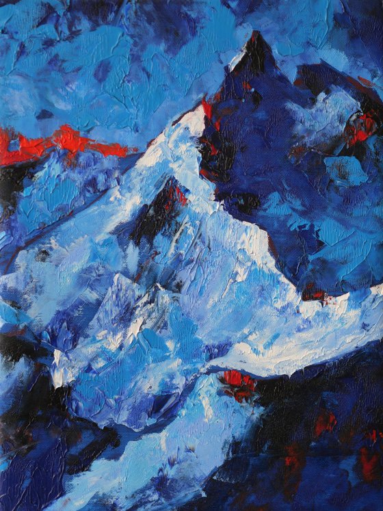 Frozen Peaks - Diptych
