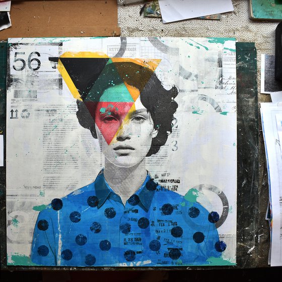 343_Geometric portrait