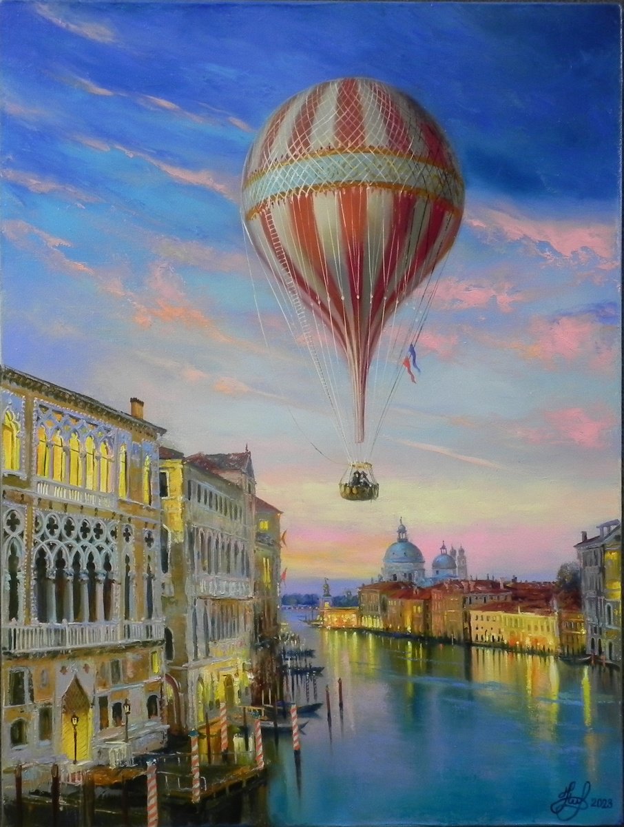 Sky in Venice by Yurii Novikov