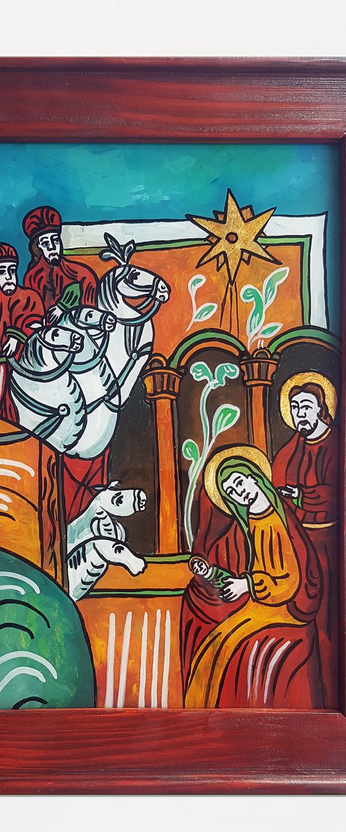 The Nativity, The birth of Jesus Christ by Adriana Vasile