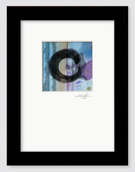 Enso Of Zen Collection 1 - 3 Abstract Zen Circle paintings by Kathy Morton Stanion