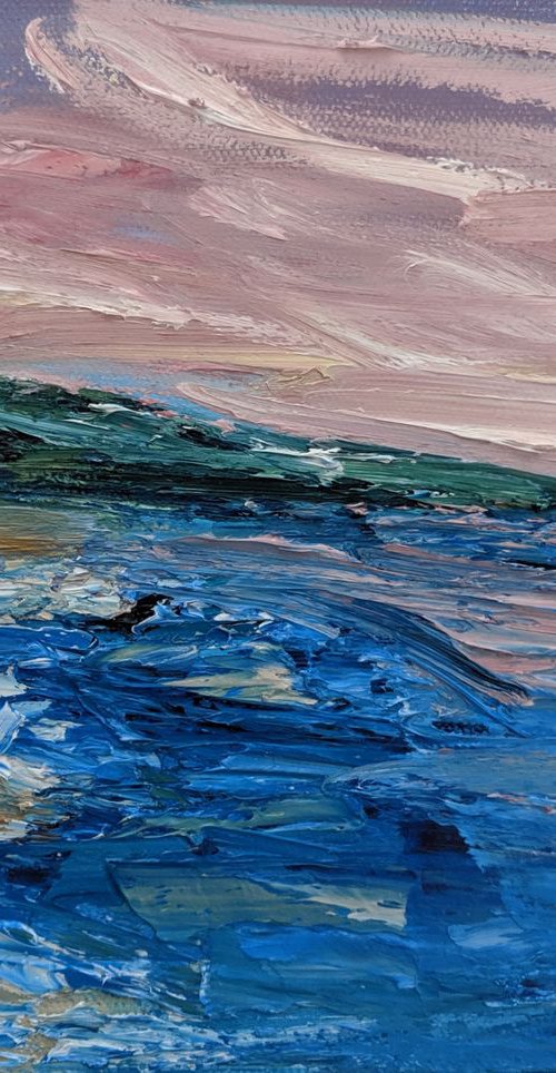 Abstract seascape 5 by Jo Earl