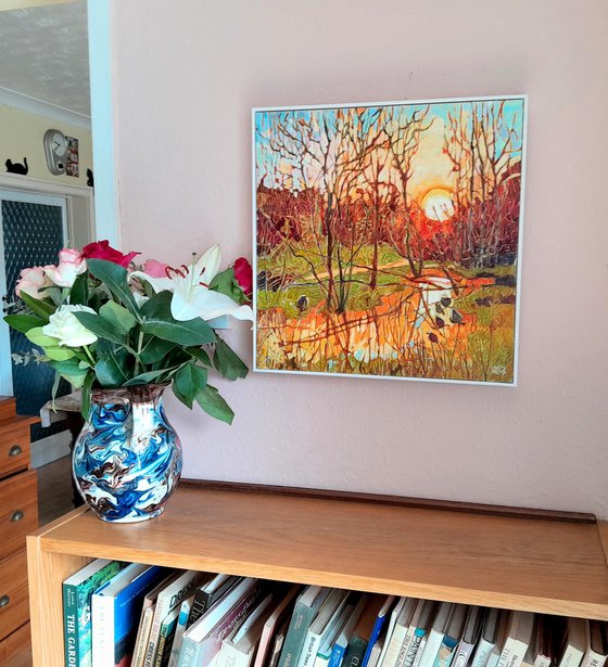 Sun Setting Over Aldi