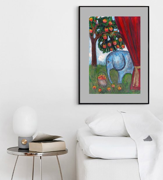 Elephant in the garden
