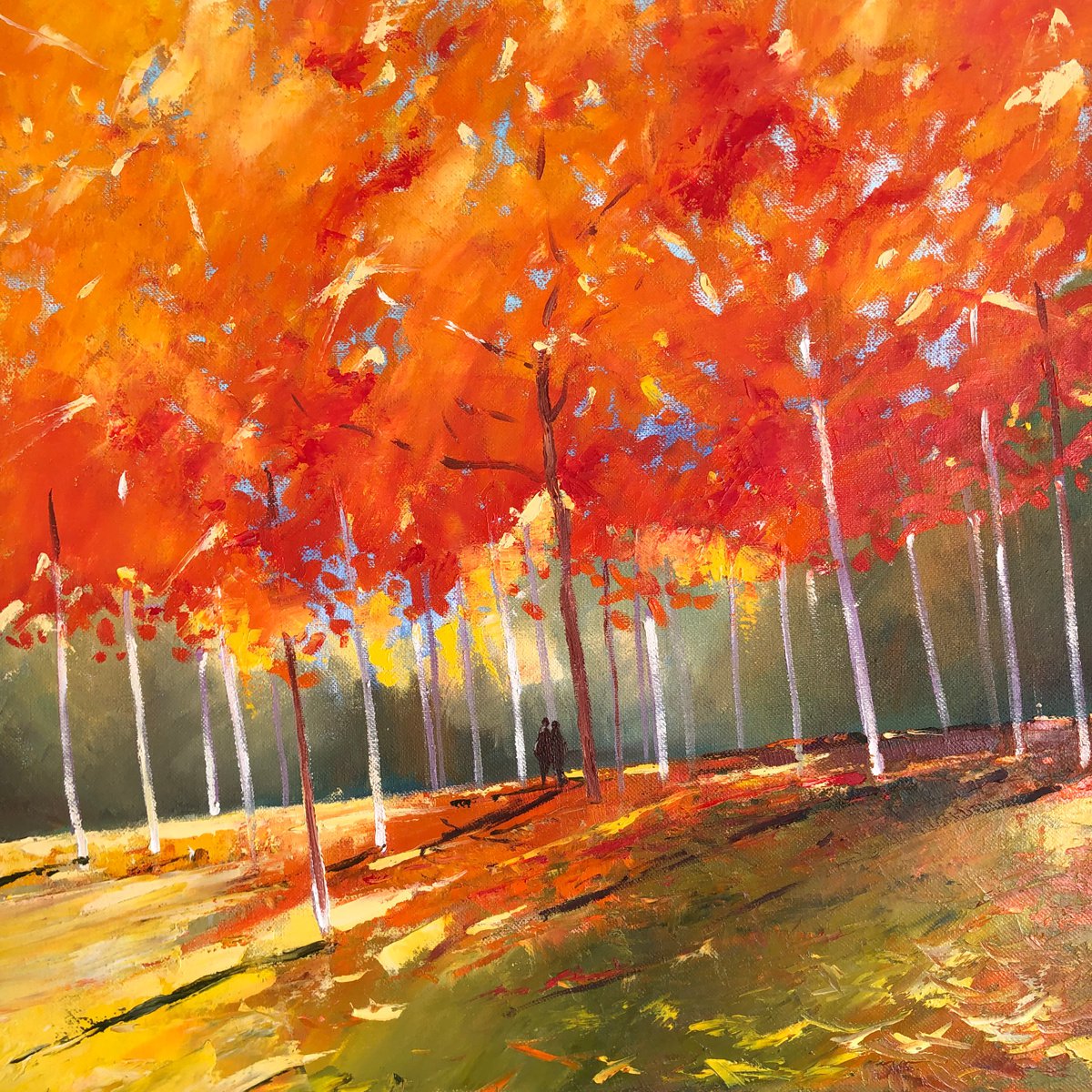 Autumn Trees by Volodymyr Smoliak