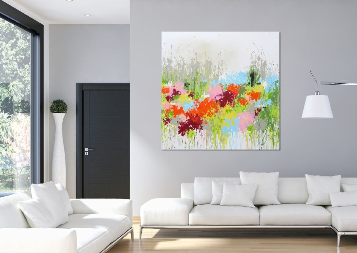  Waiting Spring 2 By Isabelle Pelletane, 39 X 39, Artwork For Sale On Artfinder