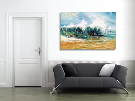 Seascape Breaking Waves XL 2