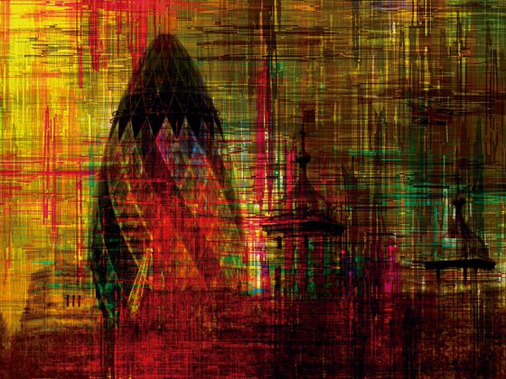 Texturas del mundo, edificio Gherkin/XL large original artwork