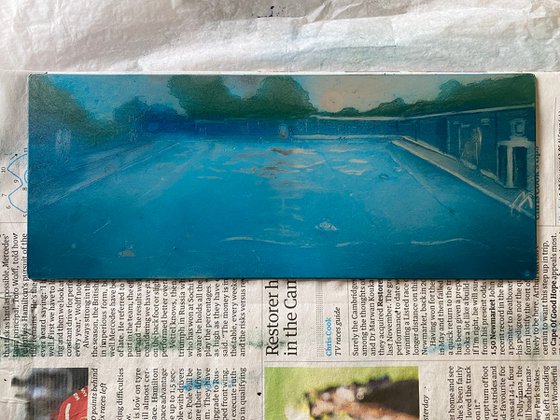 Evening Swim, Brockwell Lido