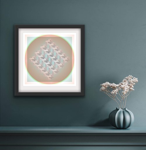Simple 4 (Geometric Print) (2021) by Marya Matienko