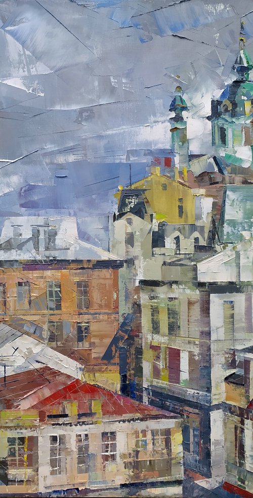 Triptych KYIV part #2/3 by Volodymyr Glukhomanyuk