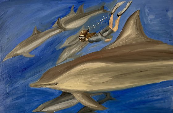 Diving in the waters of the Seychelles