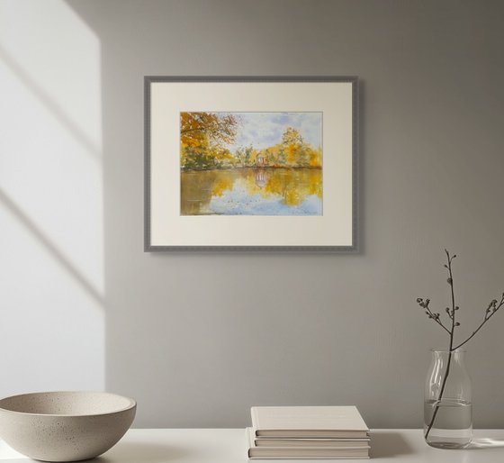 Autumn Lakeside Calm