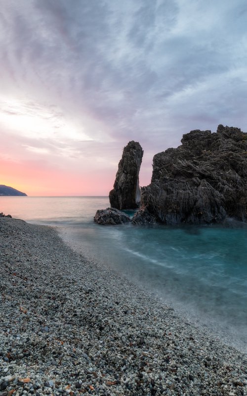 SUNRISE ON MONTEROSSO AL MARE by Giovanni Laudicina