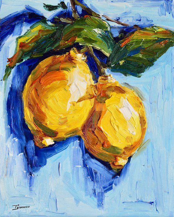 Yellow on Blue
