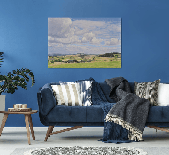 Summer light over the Velay Uplands