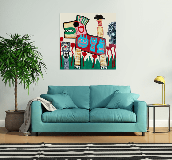 My Voffy Just Loves Tulips