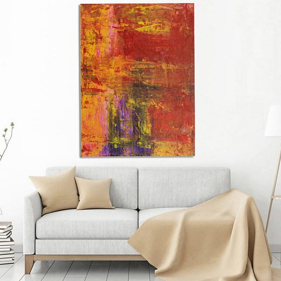 Fire Abstract 4 (120x85cm)