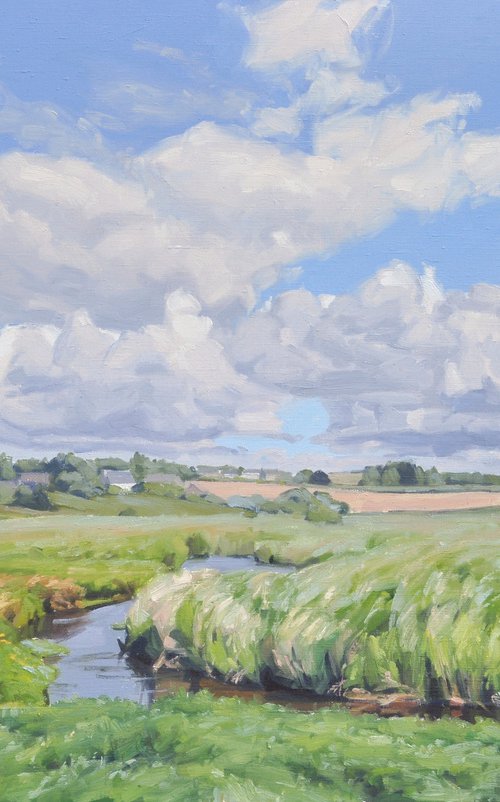Marshes in Brittany by ANNE BAUDEQUIN