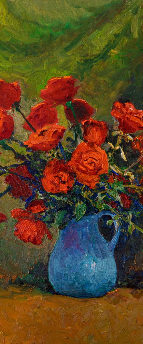 Red Roses by Suren Nersisyan