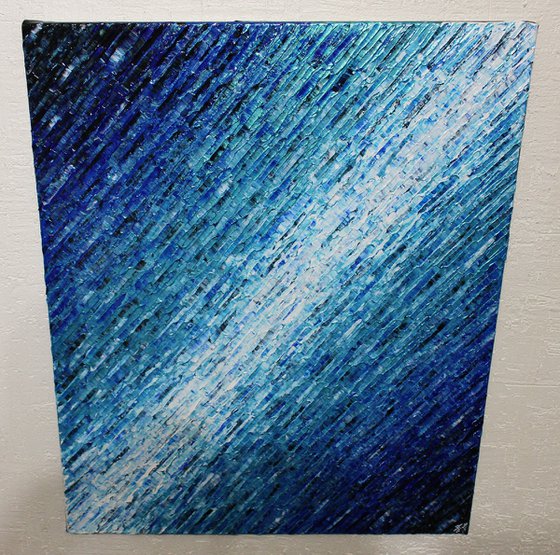 White blue knife texture